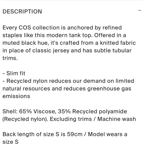 COS tank top - Picture 4 of 4